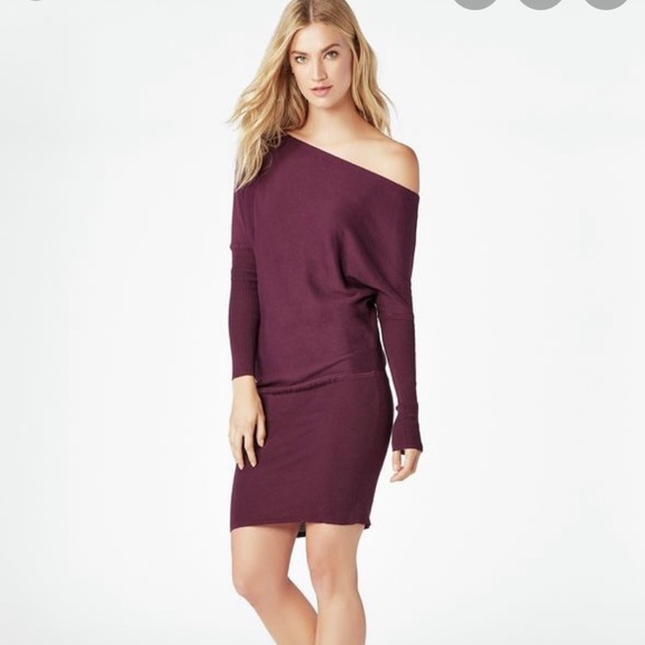 Just Fab Gorgeous Off the shoulder sweater dress - Picture 2 of 4